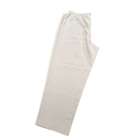 NWOT 18W Worthington Stretch light gray side zip & button trousers with pockets - Picture 4 of 16